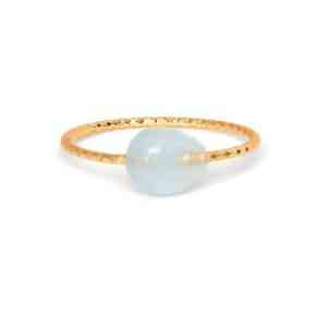32 fijne gouden structuur ring met eenvoudige natuurlijke steen aarbeikwarts edelstenen juwelen boho spiritueel hippie tribal symbolen etnisch EU 55 56 57 58 59 60 1