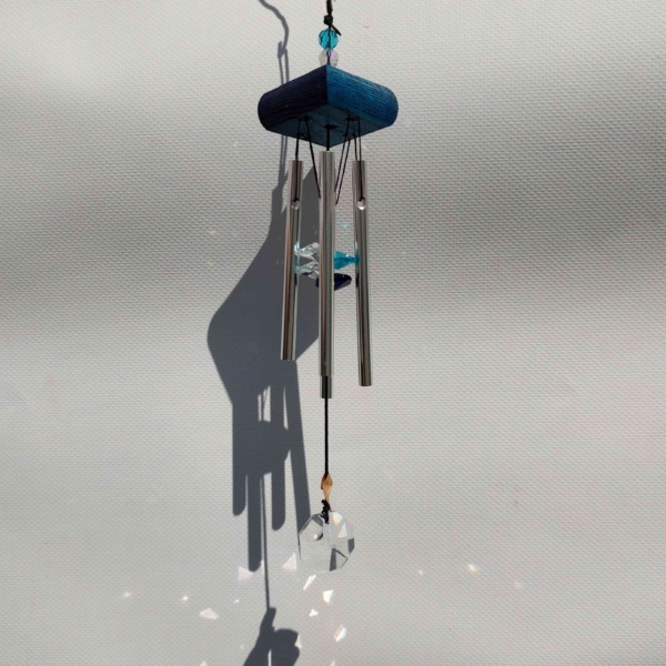 kleine mini windgong met suncatchers cristallen (7)