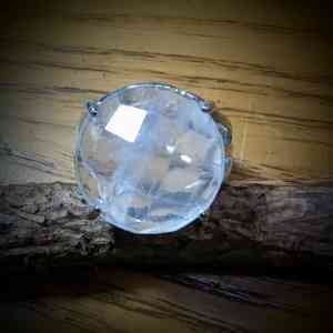 ronde geslepen bergkristal edelsteen steen rvs ring verstelbaar 15mm (1)
