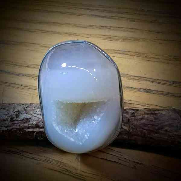 witte agaat geode rvs ring verstelbaar 31x23mm (1)