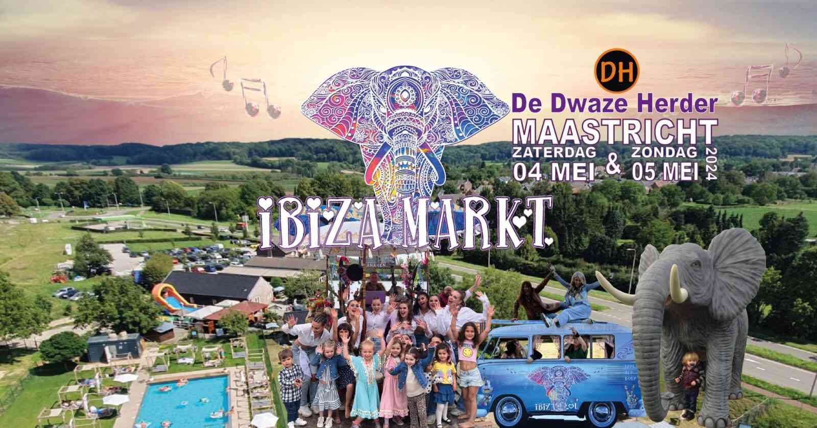 Ibiza markt 4&5mei de dwaze herder maastricht