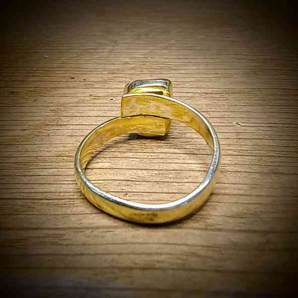achterkant peridot verstelbare ring 925 sterling zilver verguld (4)