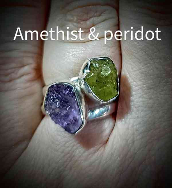 amethist peridot