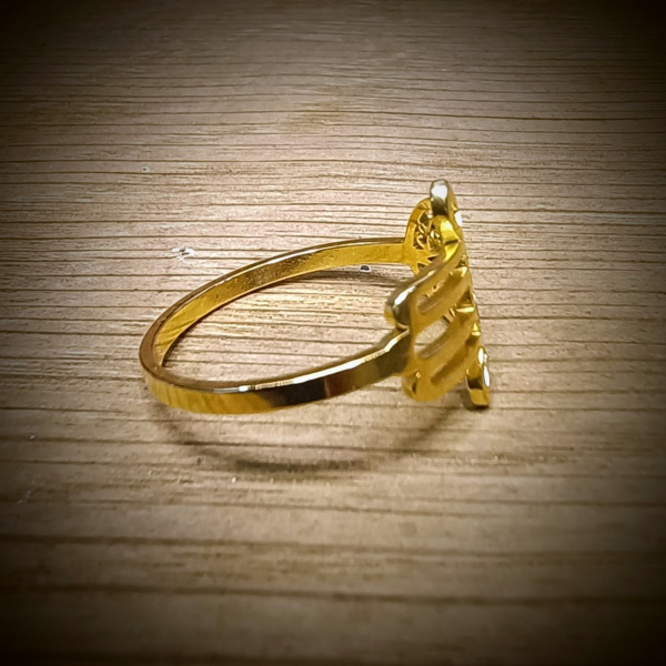 hamza hand ring rvs goudkleurig (1)