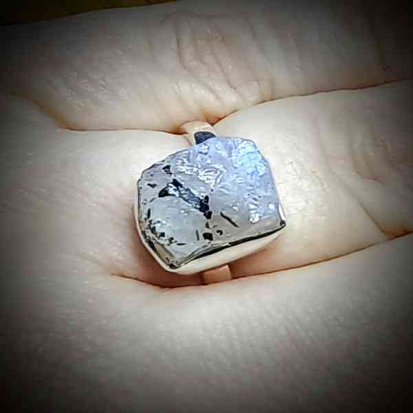 maansteen verstelbare ring 925 sterling zilver (2)