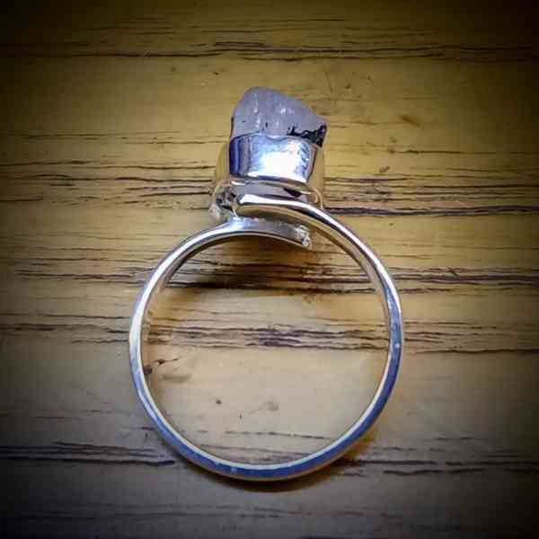 maansteen verstelbare ring 925 sterling zilver (5)