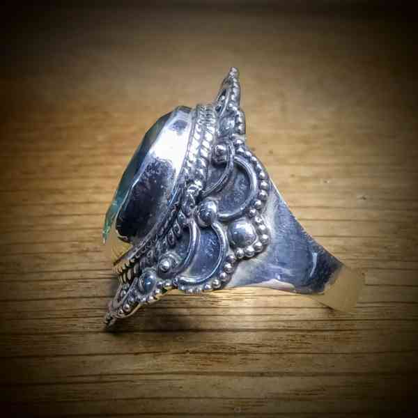 mystic topaz ring groot 925 sterling zilver (3)