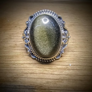 obsidiaan ring groot 925 sterling zilver (2)