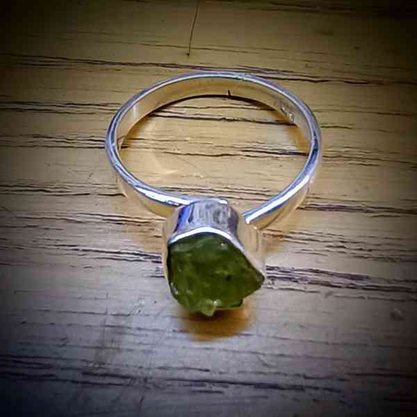 peridot verstelbare ring 925 sterling zilver (2)